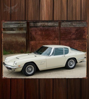 Металлическая табличка Maserati Mistral